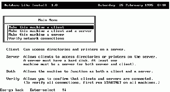     Novell NetWare Lite