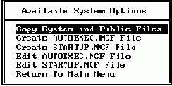      Novell NetWare