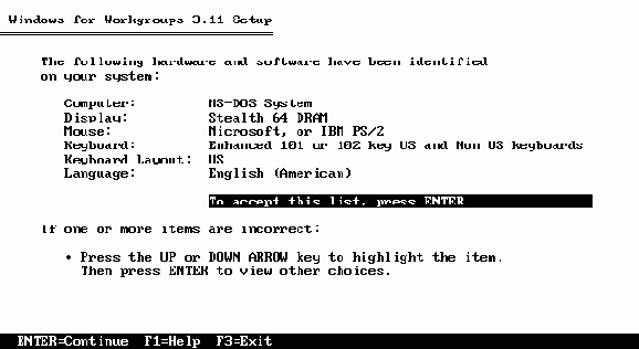 Microsoft Windows for Workgroups 