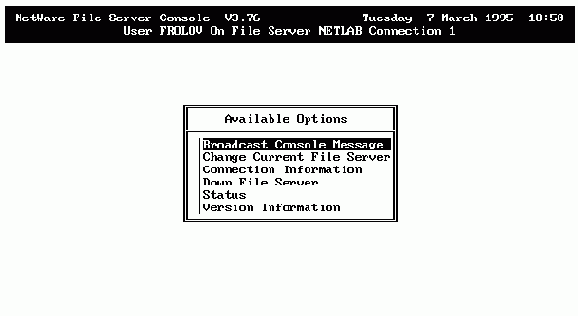 FCONSOLE